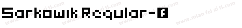 Sarkowik Regular字体转换